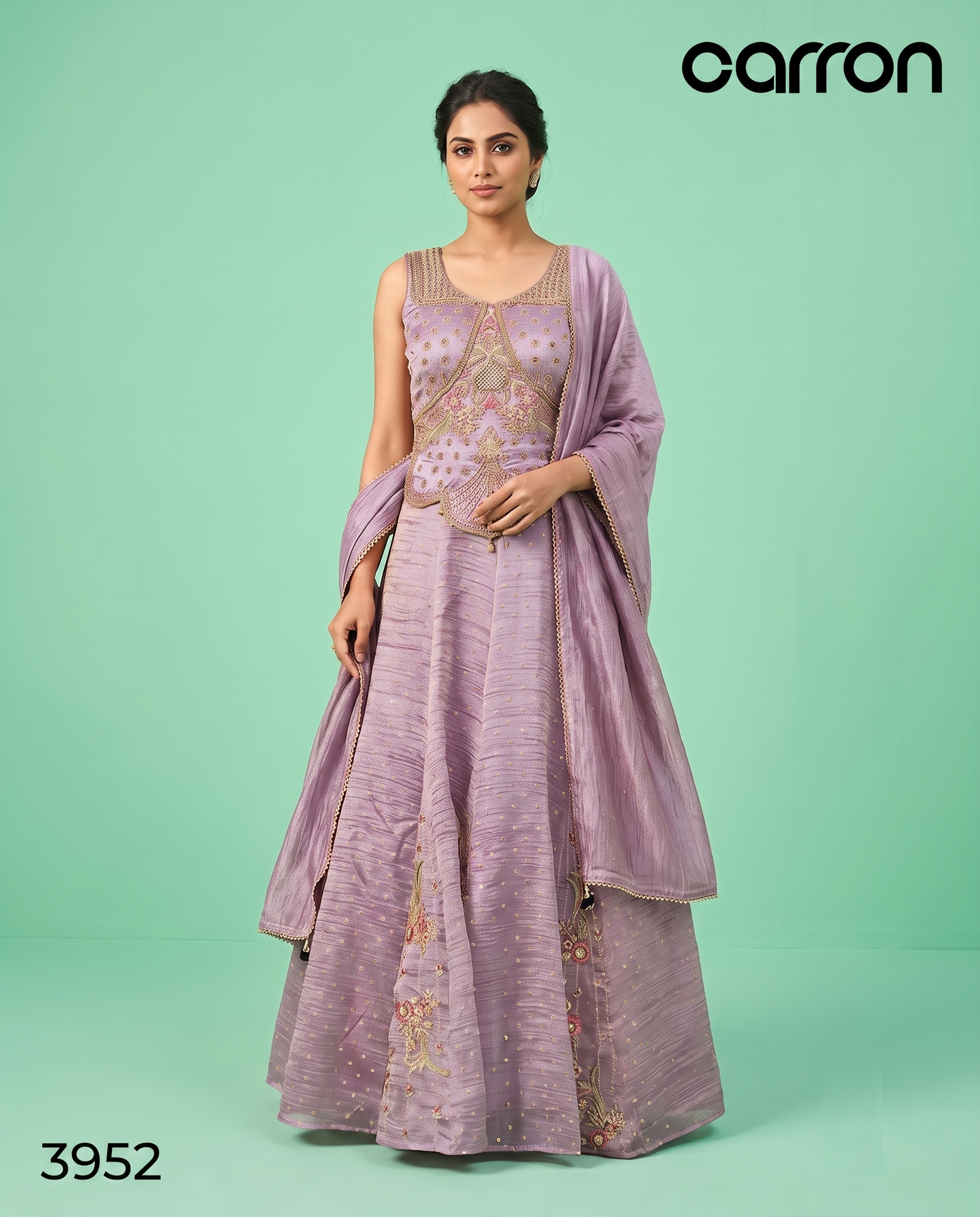 Soft Purple Colour Ghaghra Choli(LE-WGHC_9862)