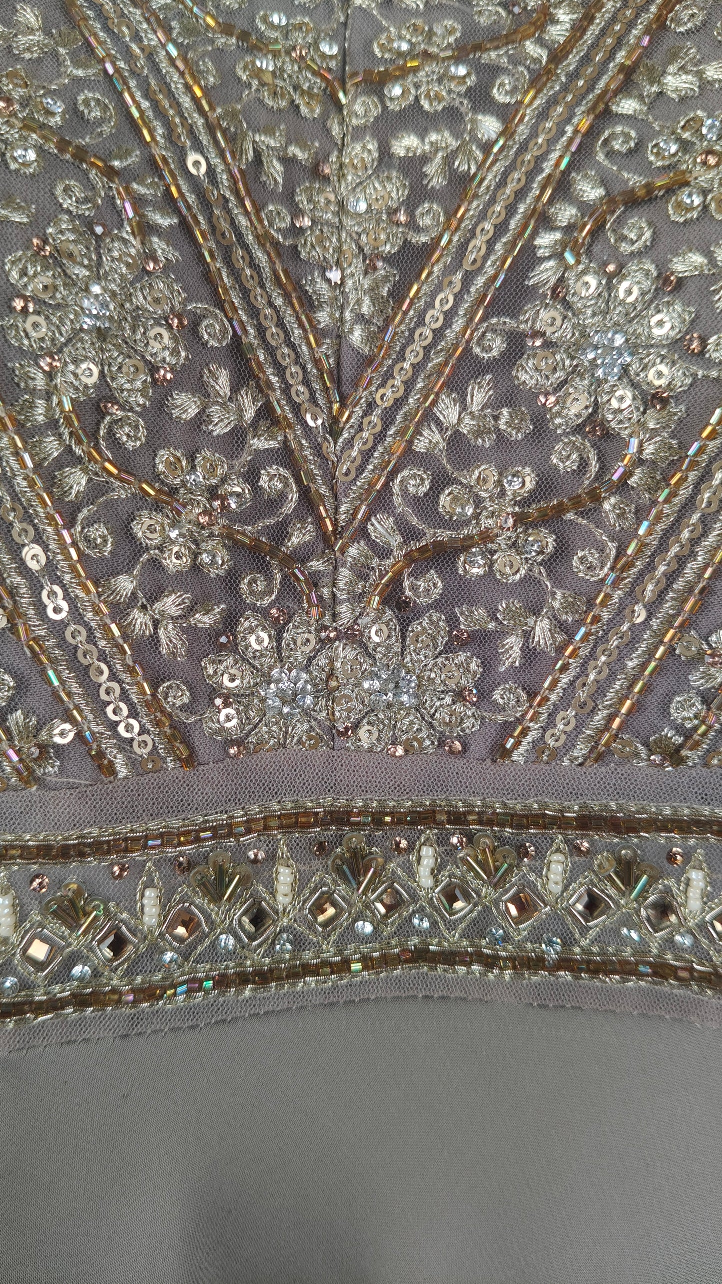 Grey Colour  Anarkali Gown(LE-WANK_3382)