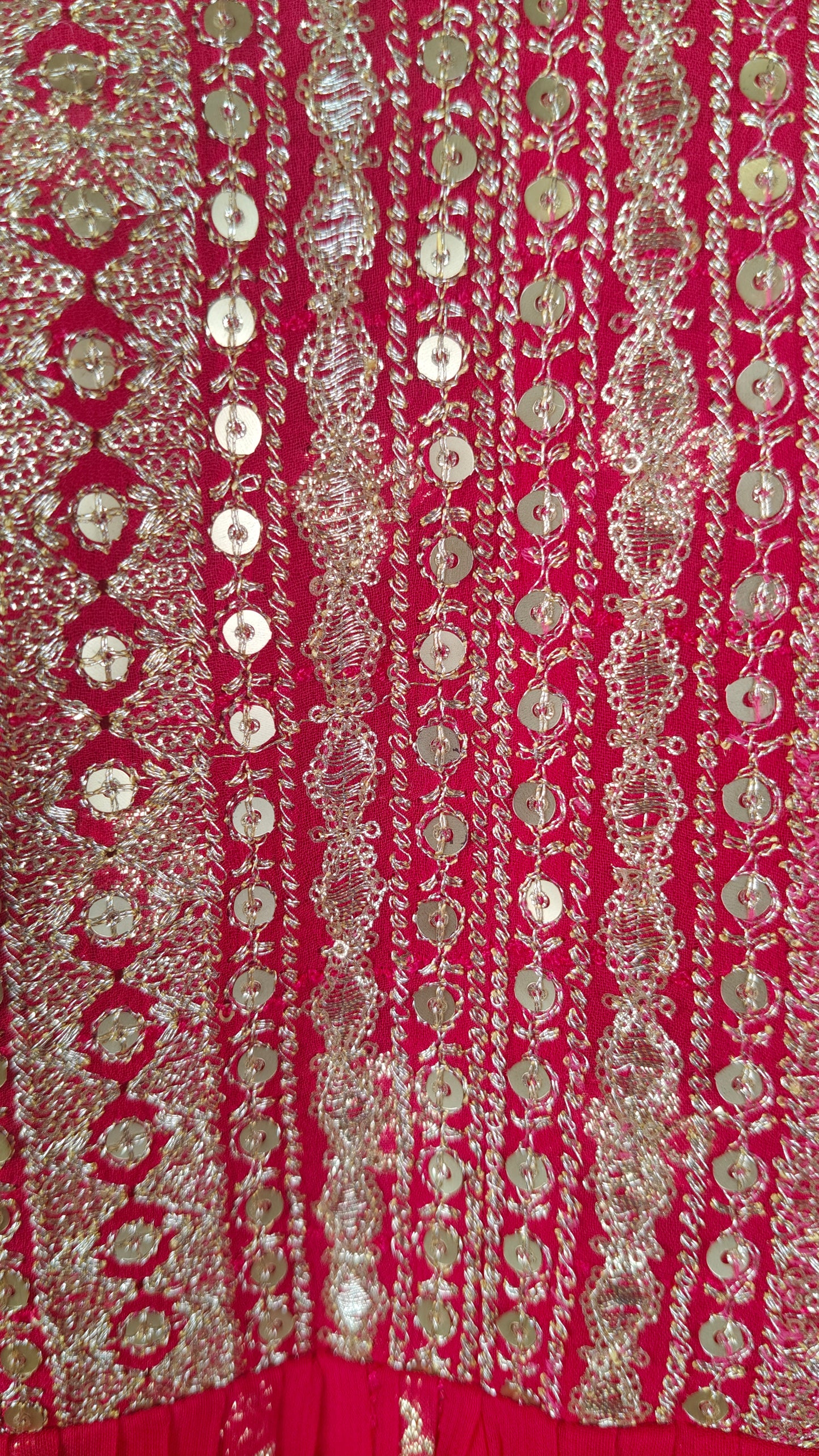 Rani Colour Anarkali Gown(LE-WANK_8135)