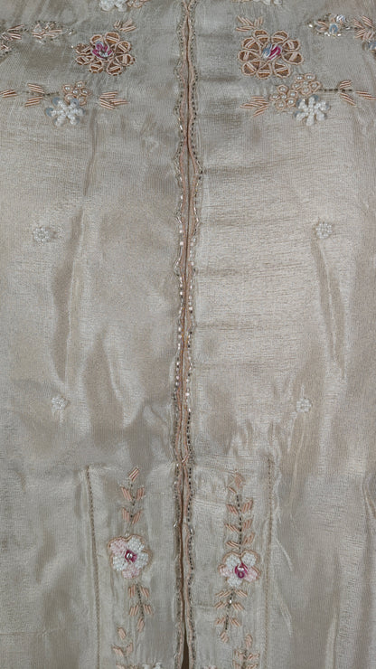 Ivory Colour Ghaghra Choli(LE-WGHC_8444)