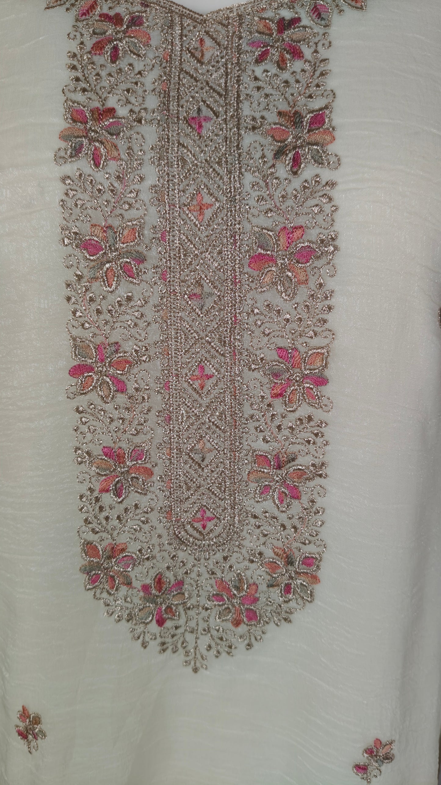 Cream Colour Pant Set(LE-WPNS_90483)
