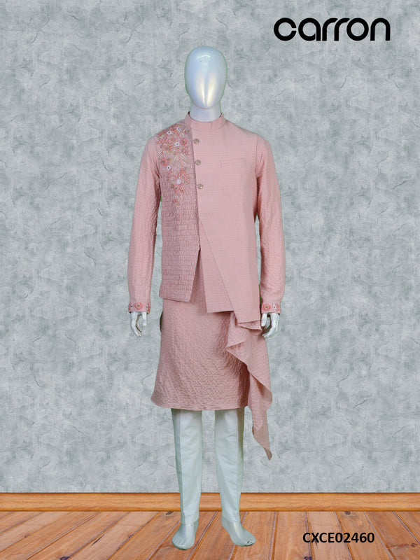 Peach Colour Bundi Suits (ME-03_JJ 210)