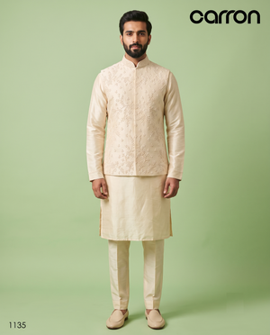 Cream Colour Bundi Set(ME-MBUS_1135)