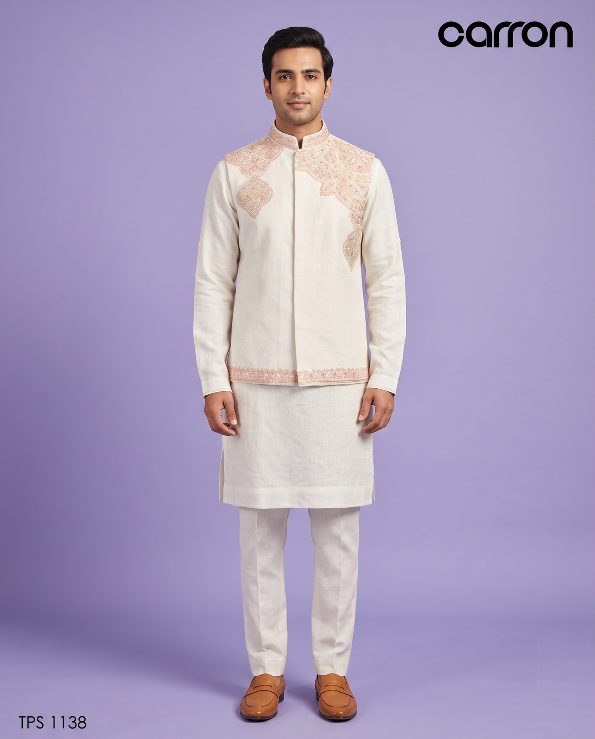 Cream Colour Bundi Set(ME-MBUS_TPS 1138)