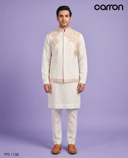 Cream Colour Bundi Set(ME-MBUS_TPS 1138)