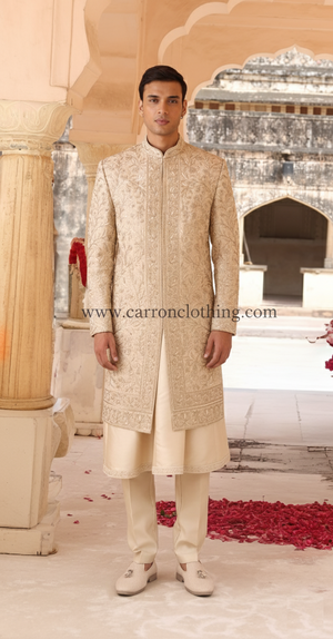 Gold Colour Sherwani(ME-MSRW_12598)