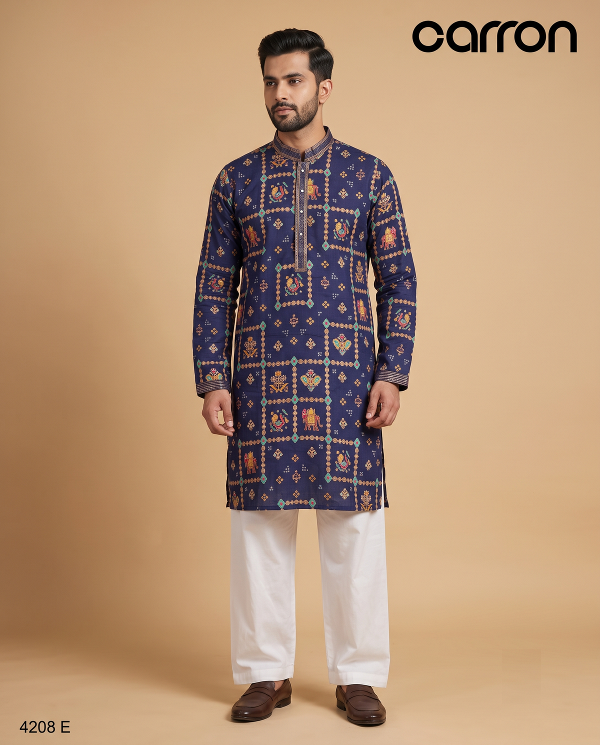 Blue Colour Kurta Set(ME-MKUS_4208 E)