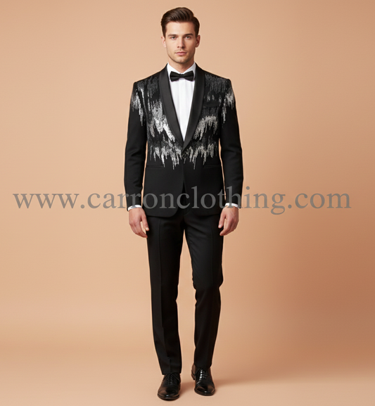 Black Colour Coat Suit (ME-MSUI_4545.1869.1)