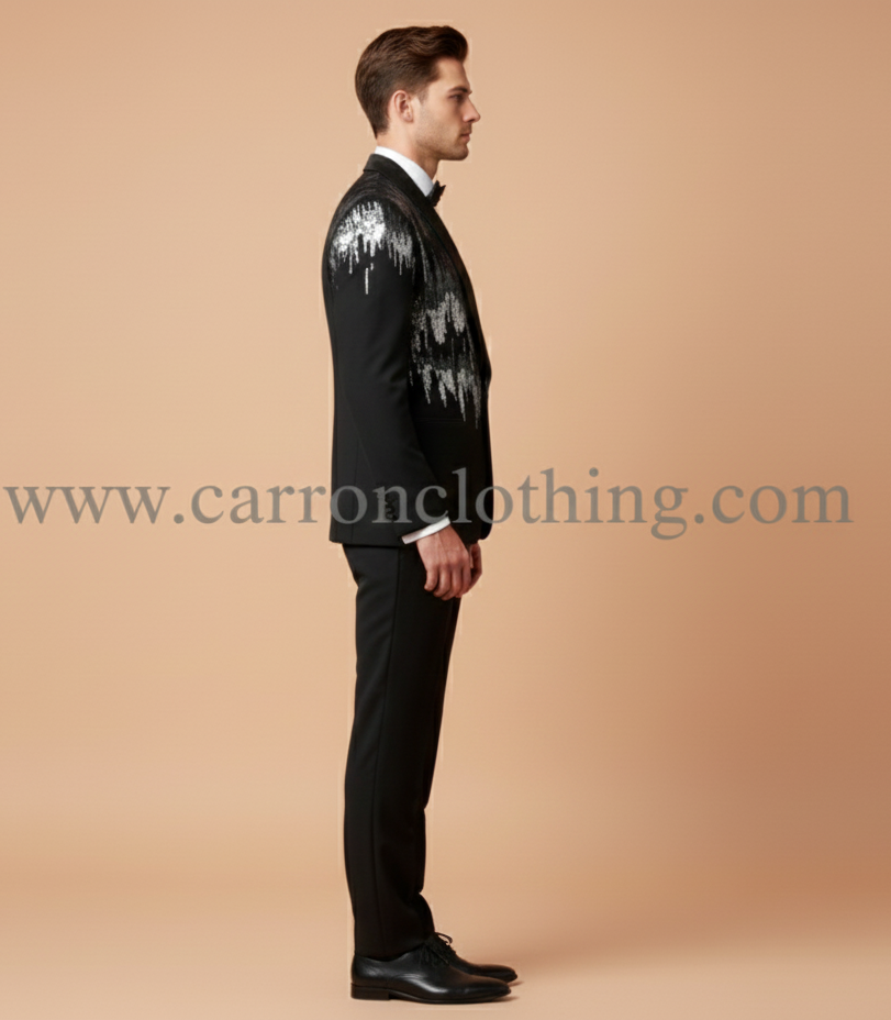 Black Colour Coat Suit (ME-MSUI_4545.1869.1)