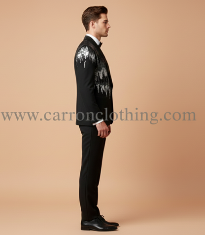 Black Colour Coat Suit (ME-MSUI_4545.1869.1)