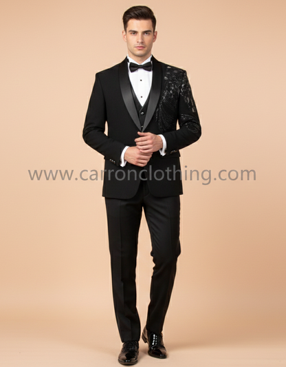 Black Colour Coat Suit(ME-MSUI_51656 R 1)
