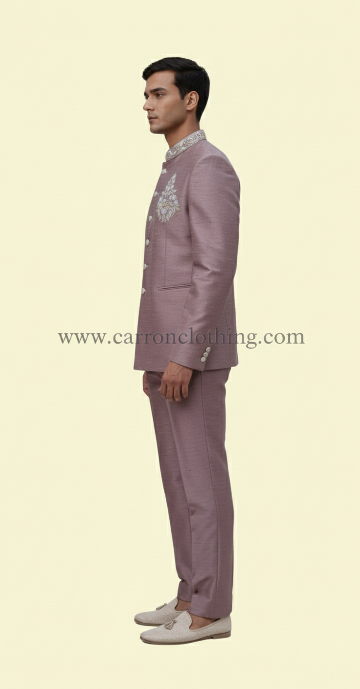 Onion Pink Colour Jodhpuri(ME-MJOD_5217 A 0)