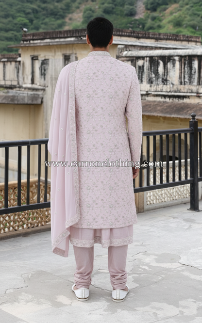 Lilac Colour Sherwani(ME-MSRW_91366)