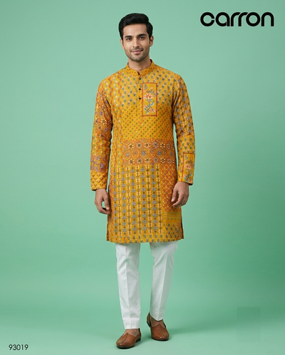 Haldi Colour Kurta Set(ME-MKUS_93019)