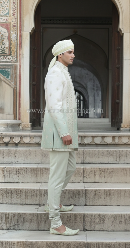 Omerye Pista Colour Indo Western(ME-MINW_IW 8652)