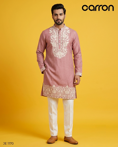 Pink Colour Kurta Set(ME-MKUS_JE 1170)
