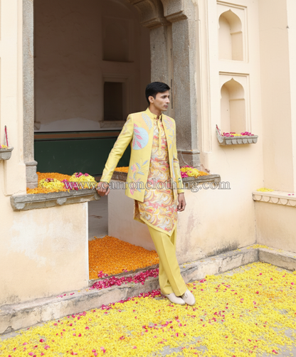 Yellow Colour Indo Western(ME-MINW_JP 00021 BT.24)