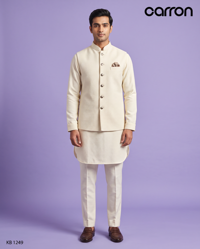 Cream Colour Bundi Set(ME-MBUS_KB 1249)