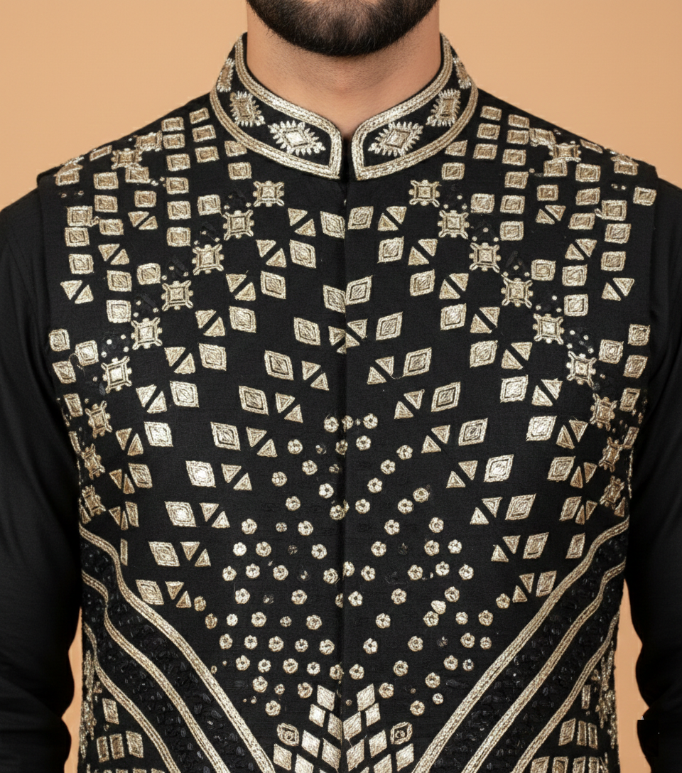 Black Colour Bundi Set(ME-MBUS_24130)