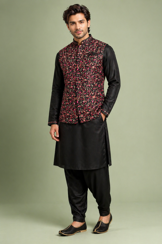 Black Colour Bundi Set(ME-MBUS_9491)