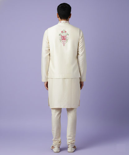 Cream Colour Bundi Set(ME-MBUS_BS 716)