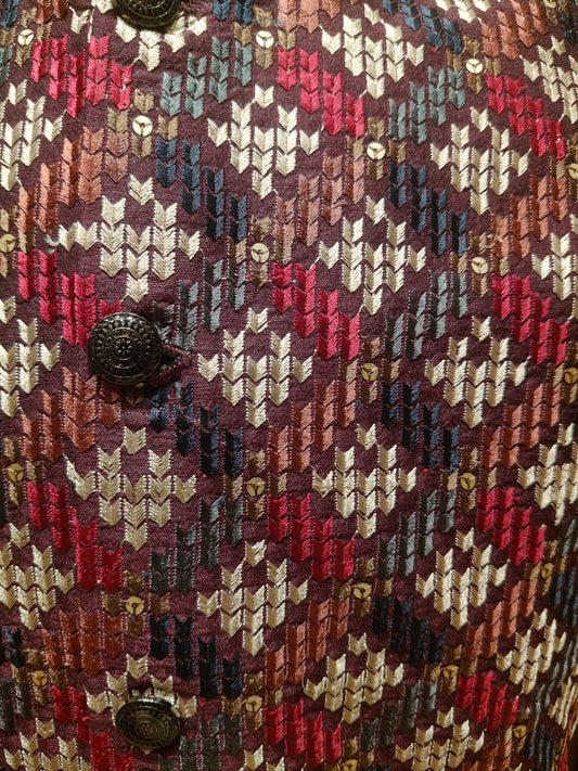 Wine Colour Bundi Set(ME-MBUS_KP00196NT.C)