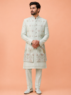 Mint Green Colour Indo Western(ME-MINW_5511)