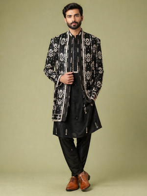 Black Colour Jodhpuri Set(ME-MJOD_JP 160)