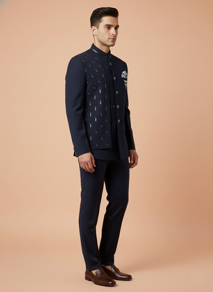 Blue Colour Jodhpuri Suit(ME-MJOD_ SW 8698)