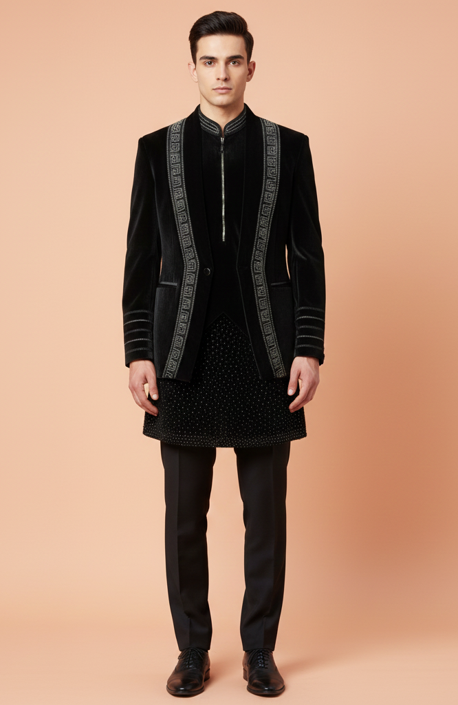 Black Colour Jodhpuri (ME-MJOD_SW 9543)