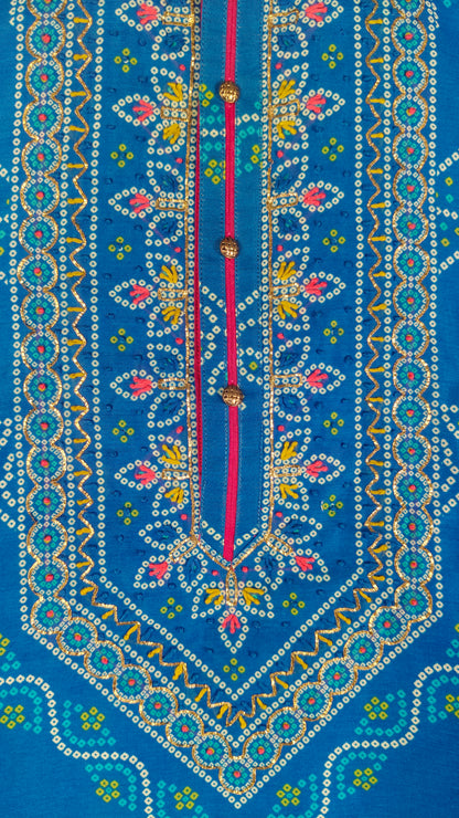Royal Blue Colour Kurta Set(ME-MKUS_11129 A)
