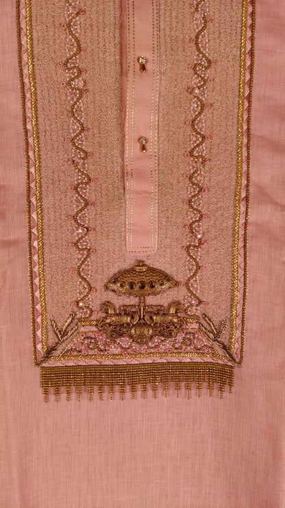 Onion Pink Colour Kurta Set(ME-MKUS_2815)