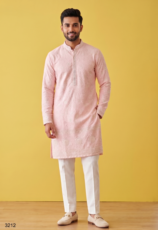 Pink Colour Kurta Set(ME-MKUS_3212)