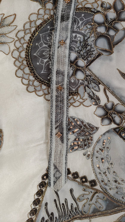 Cream Colour Kurta Set(ME-MKUS_4071)