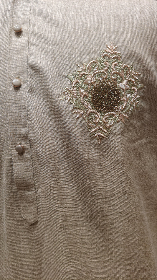 Pista Colour Kurta Set(ME-MKUS_K 660)