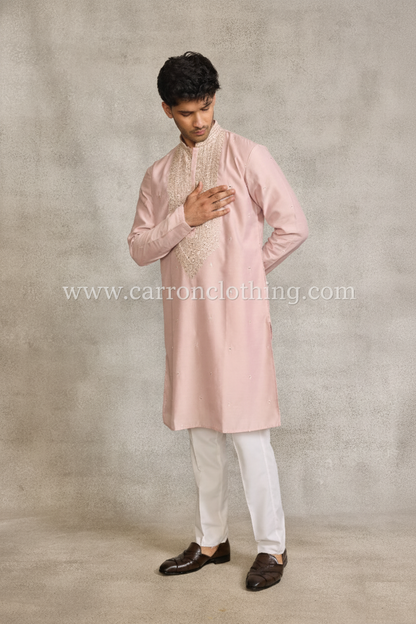 Peach Colour Kurta Set(ME-MKUS_SSK  38)