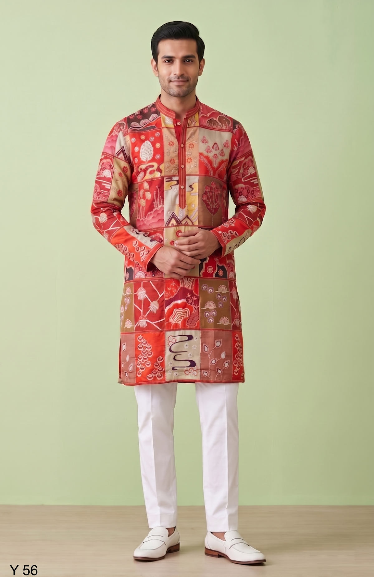 Red Colour Kurta Set(ME-MKUS_Y 56)