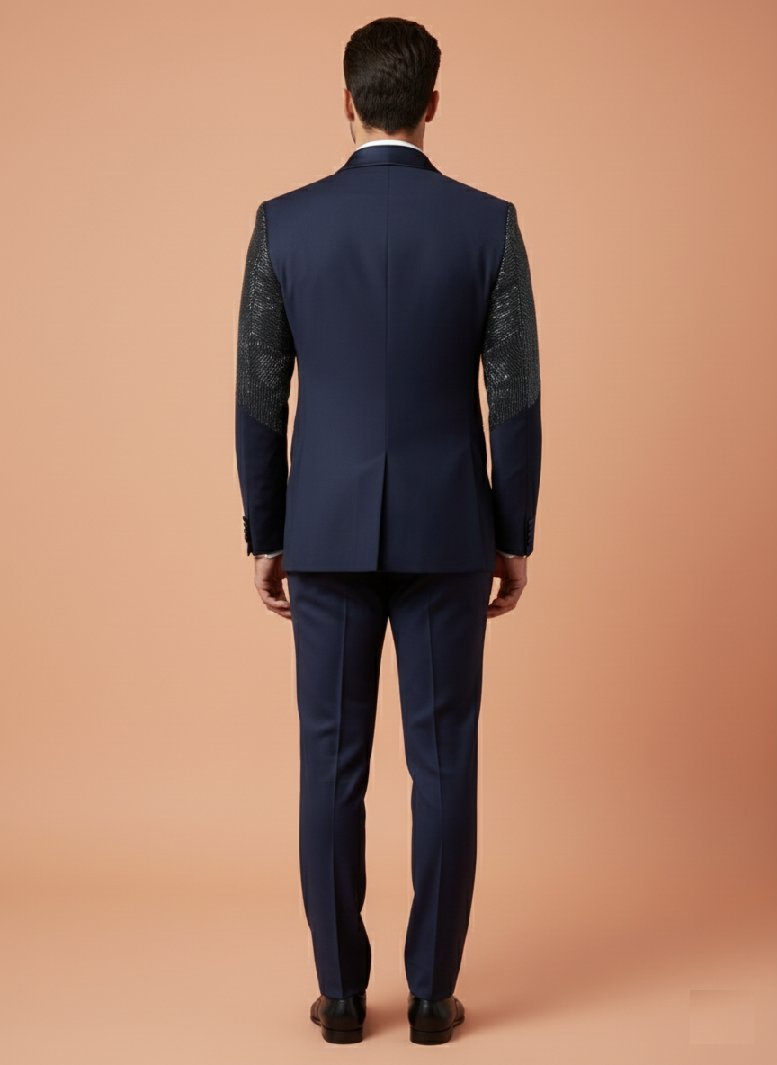 Blue Colour Coat Suit(ME-MSUI_2819.306.2)