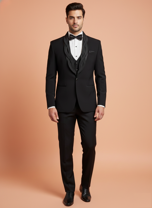 Black Colour Coat Suit(ME-MSUI_51073 R 1)