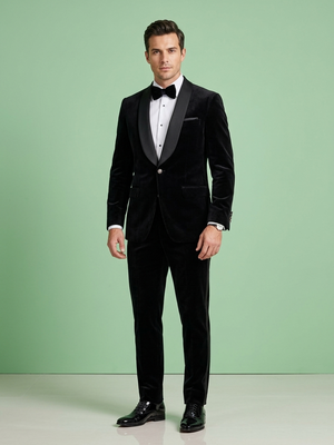 Black Colour Coat Suit(ME-MSUI_51550 RG 1)