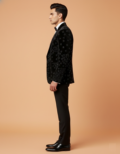 Black Colour Coat Suit (ME-MSUI_8310 D)