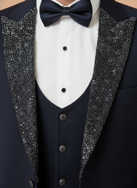 Blue Colour Coat Suit(ME-MSUI_SA 6747 D)