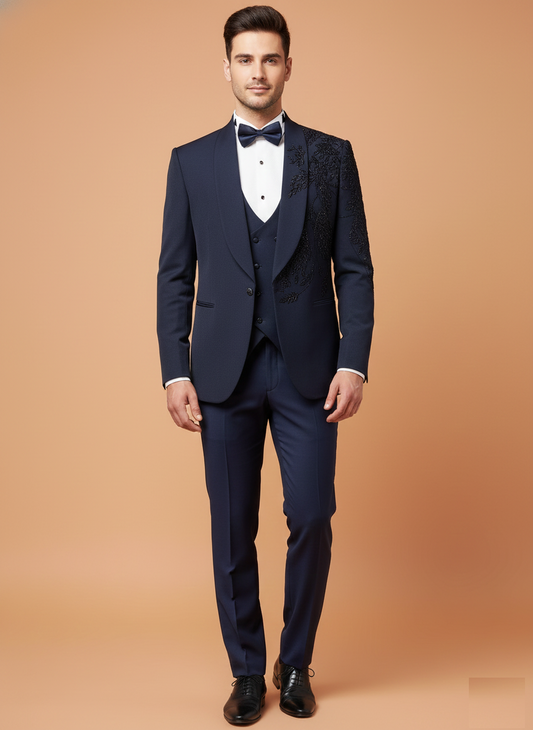 Blue Colour Coat Suit(ME-MSUI_SA 8322 D)