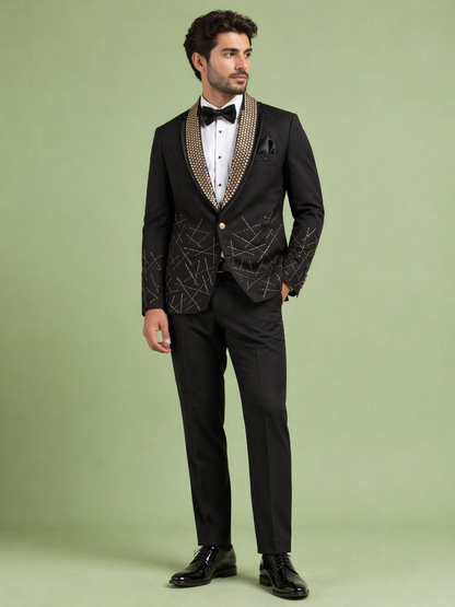 Black Colour Coat Suit(ME-MSUI_SONYA JI 01.10)