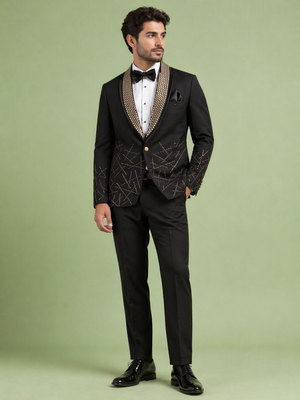 Black Colour Coat Suit(ME-MSUI_SONYA JI 01.10)