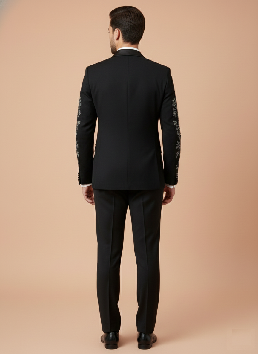 Black Colour Coat Suit(ME-MSUI_STX 01 NC)