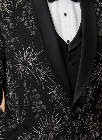 Black Colour Coat Suit(ME-MSUI_SW 52002)