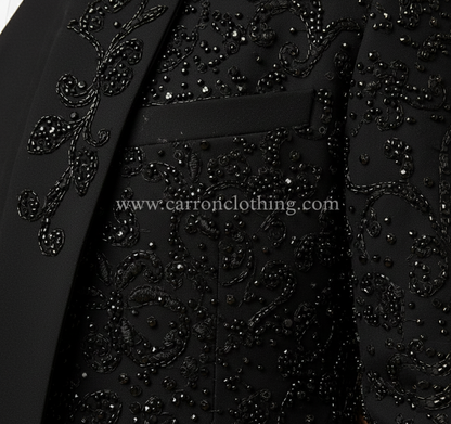 Black Colour Coat Suit(ME-MSUI_PD 25599.11)