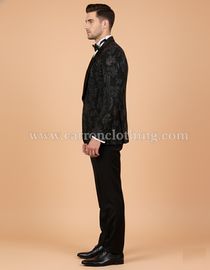 Black Colour Coat Suit (ME-MSUI_SA 7352 D)