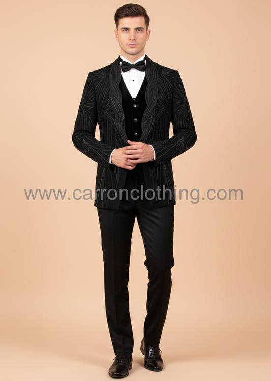 Black Colour Coat Suit(ME-MSUI_ZTUX 9026)